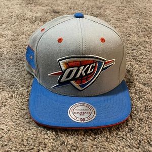 Custom Mitchell And Ness OKC Thunder SnapBack